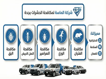 شركة الماسة لمكافحة الحشرات بجدة