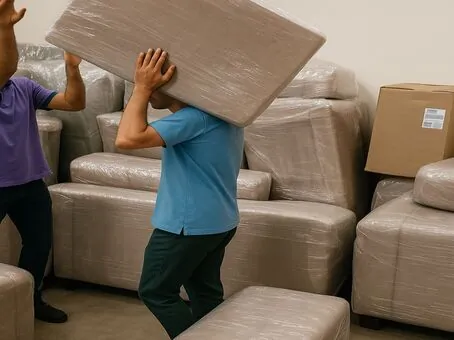 سيارة نقل عفش مجهزة من شركة الماسة